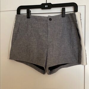 Blue Gray Pinstripe Women's Shorts